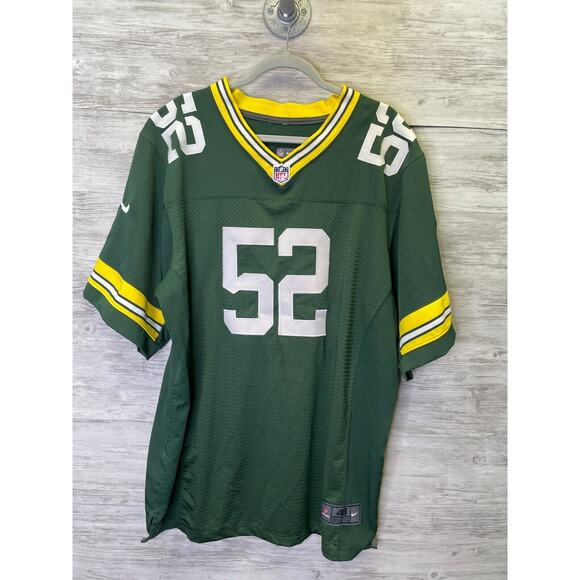 Nike Green Bay Packers Jersey Clay Matthews #52 Size 48 On Field - Picture 1 of 10